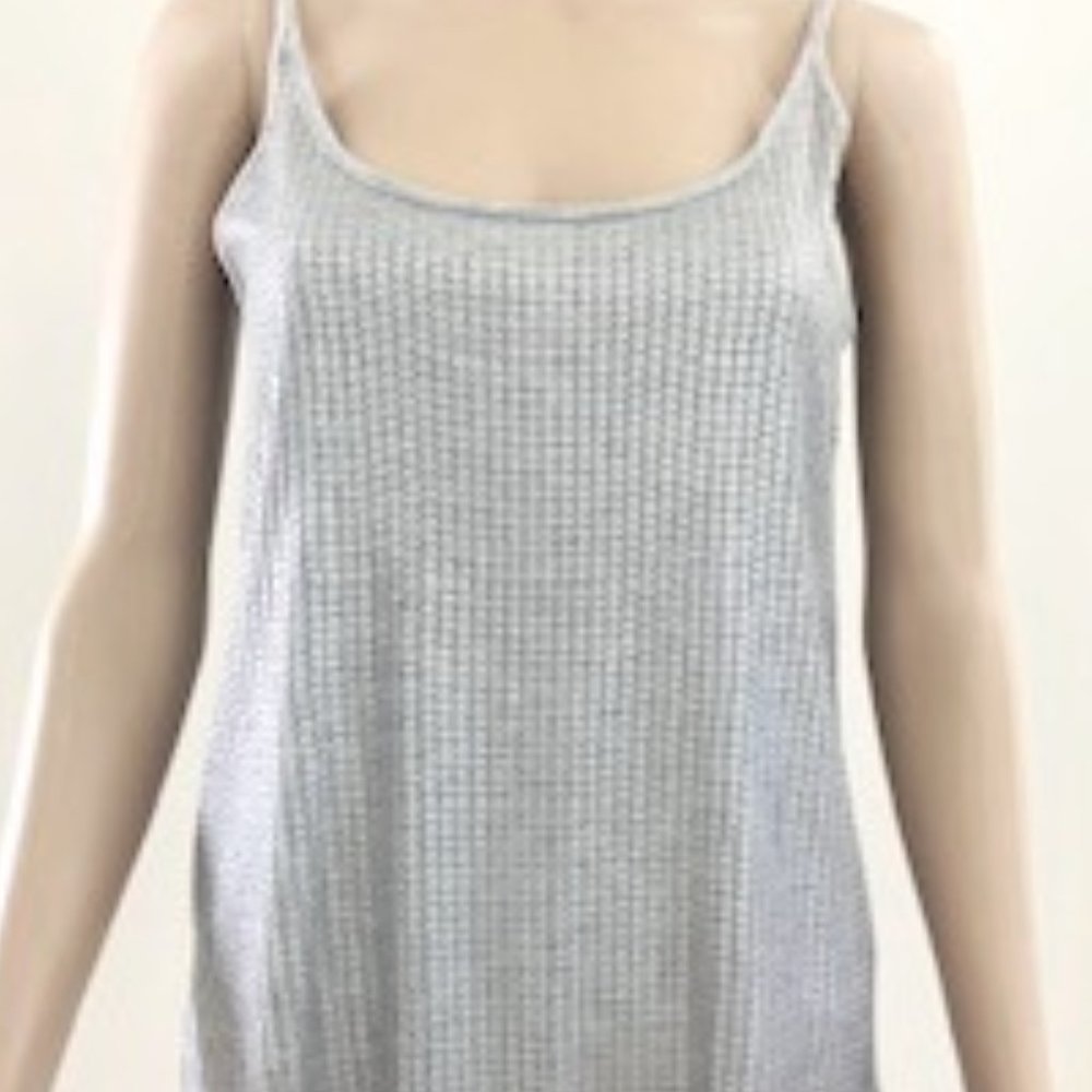 Vince Silver Textured Women's Blouse Size Small